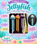 Handmade Crochet Jellyfish Plush – Ocean Amigurumi Stuffed Toy, Gift for Kids
