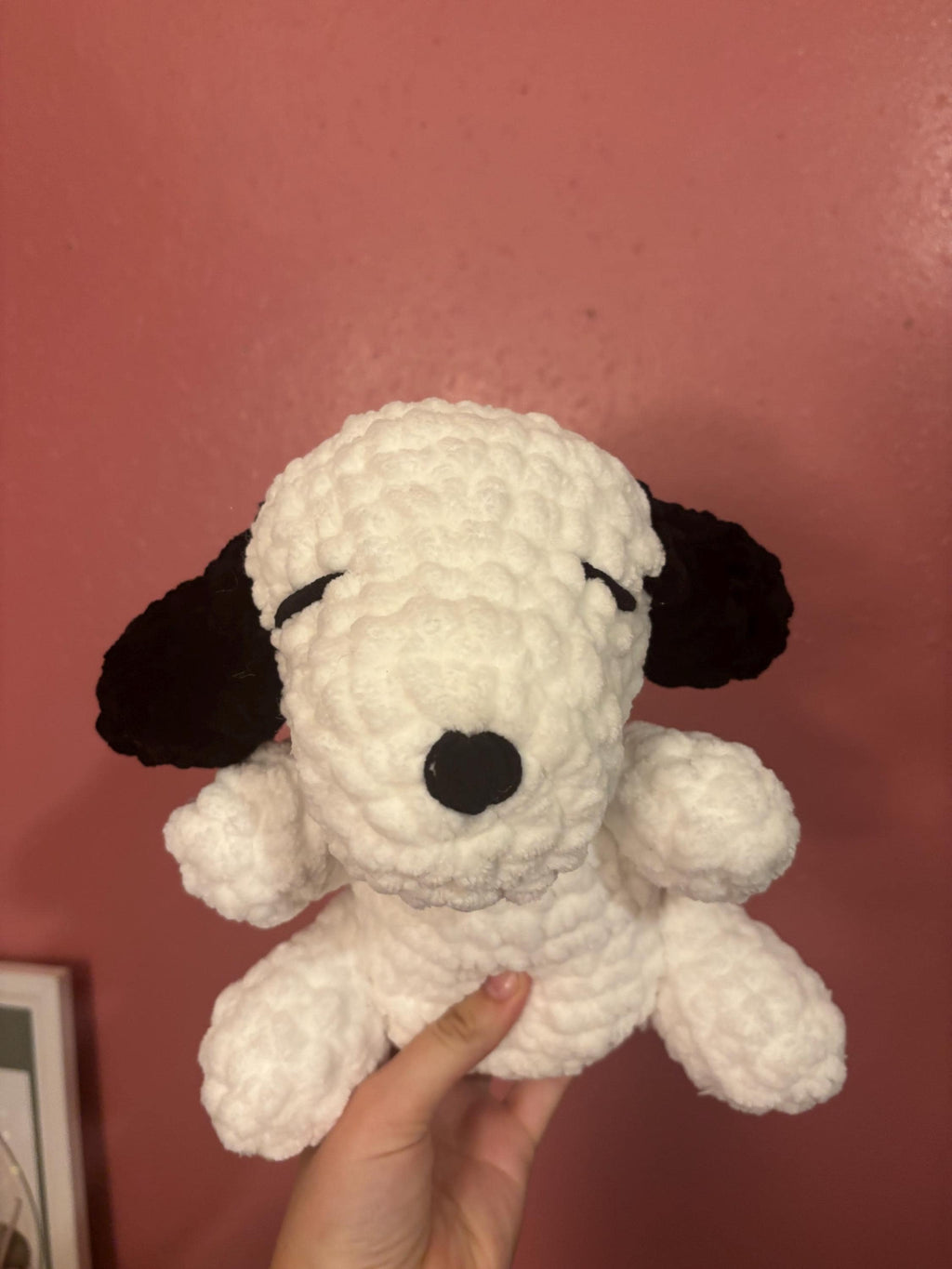 Handmade Crochet Puppy Plush – Soft Amigurumi Dog, Unique Handmade Gift