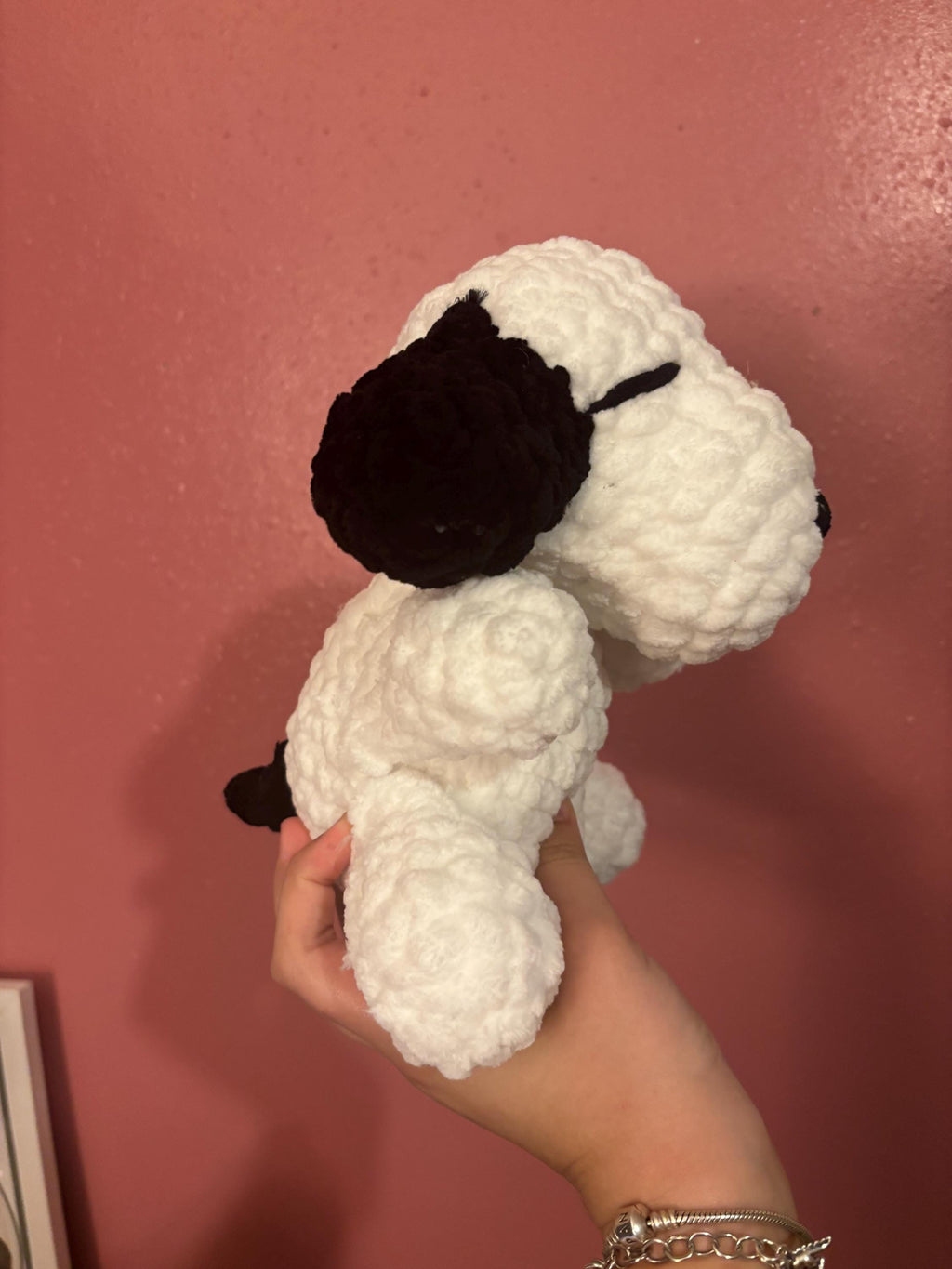Handmade Crochet Puppy Plush – Soft Amigurumi Dog, Unique Handmade Gift