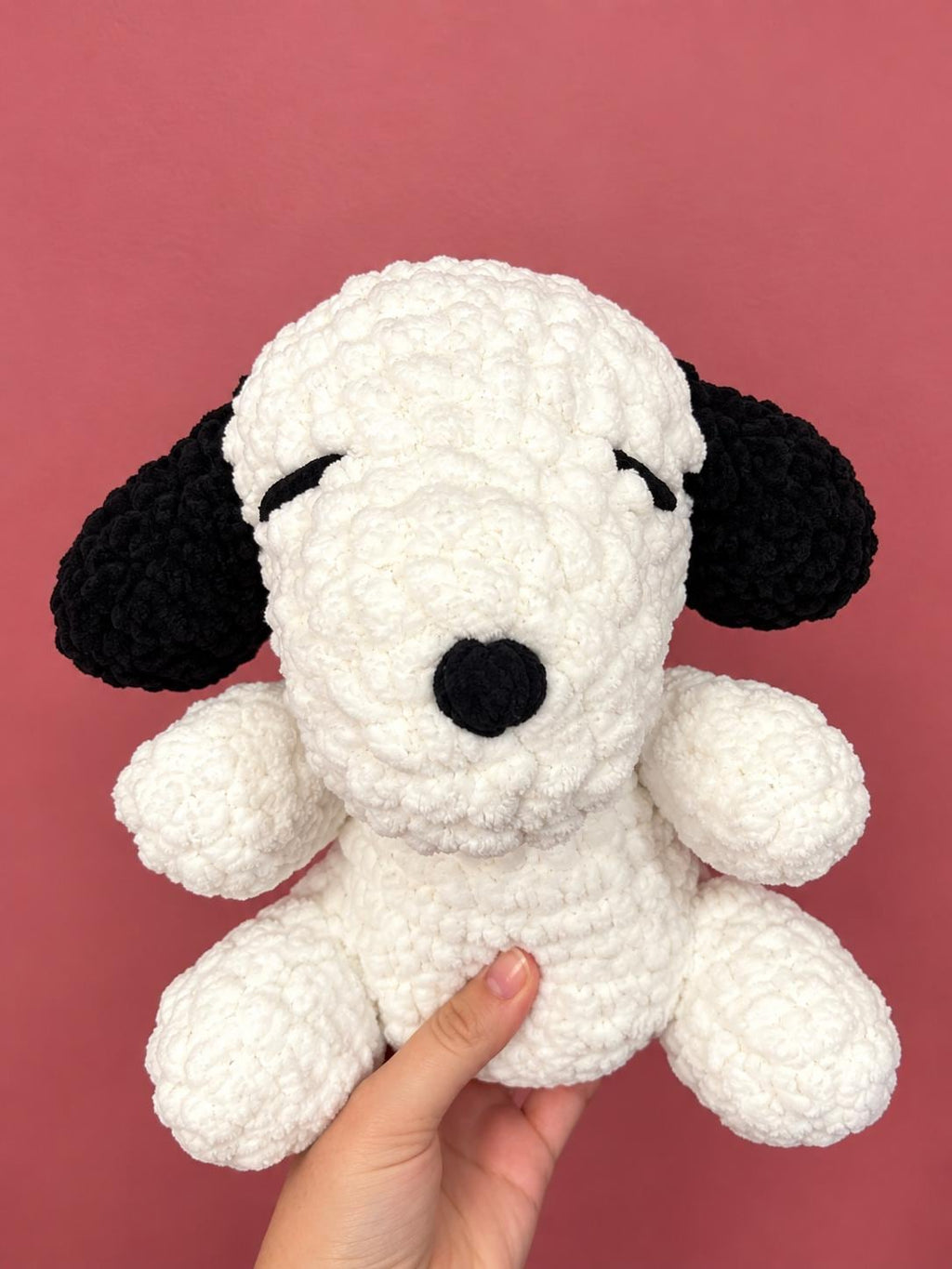Handmade Crochet Puppy Plush – Soft Amigurumi Dog, Unique Handmade Gift