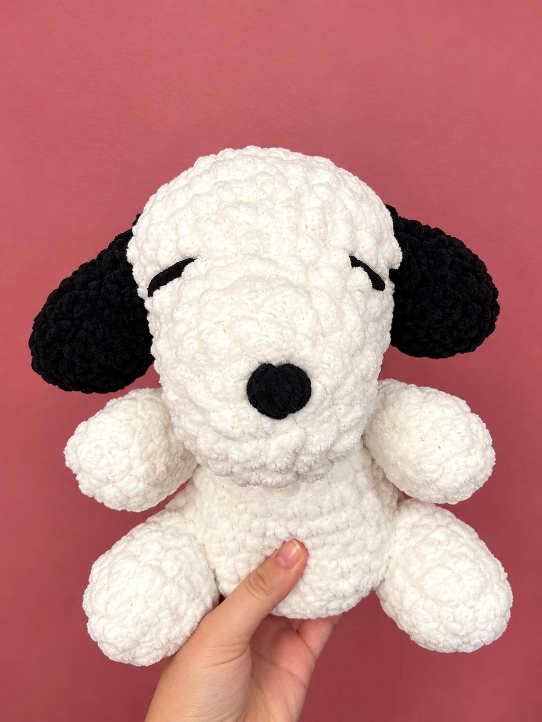 Handmade Crochet Puppy Plush – Soft Amigurumi Dog, Unique Handmade Gift