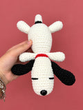 Handmade Crochet Puppy Plush – Soft Amigurumi Dog, Unique Handmade Gift