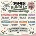 Curated Themed Gift Box – Self Care, Book Lover & Crafty Creator Bundle | Unique Gift for Her